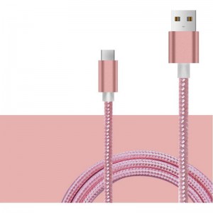 Nylonový kabel typu C k USB